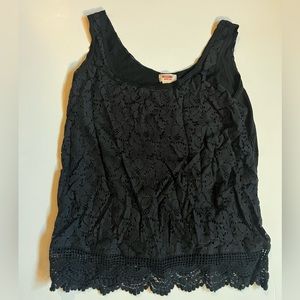 Black Lace Tank Top from Target